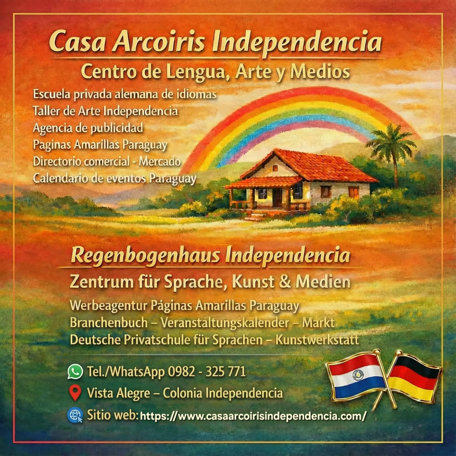 Casa Arcoiris en Facebook - Haga clic aquí