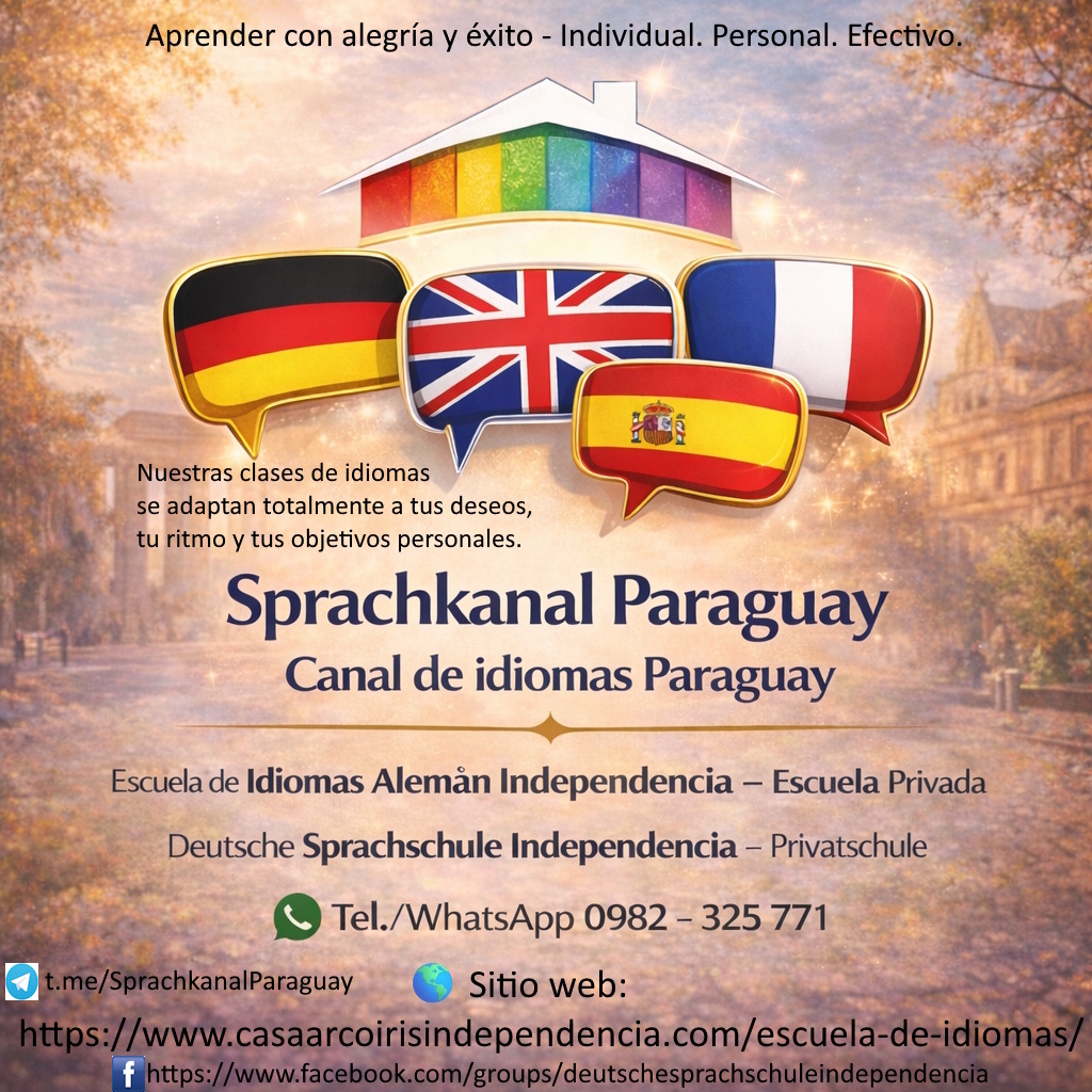 Canal de idiomas - Sprachkanal Paraguay en Telegram - Haga clic aquí
